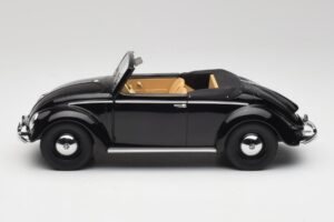 Volkswagen Beetle Type 1 Hebmuller Cabriolet Noir Minichamps 1:18 107054232 Métal — image 3 sur 6