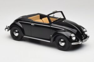 Volkswagen Beetle Type 1 Hebmuller Cabriolet Noir Minichamps 1:18 107054232 Métal — image 4 sur 6