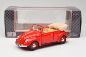 Volkswagen Cabriolet Ruby Rouge Maisto 1:18 32826 Métal — image 8 sur 8