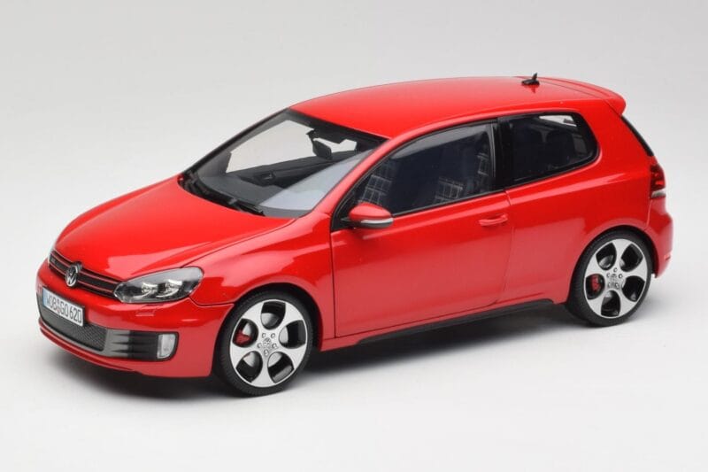 Volkswagen Golf Mk6 GTI Tornado Rouge Norev 1:18 5K3099302Y3D Métal