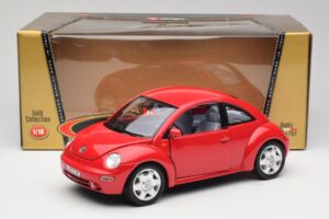 Volkswagen New Beetle Rouge Bburago 1:18 3342 Métal — image 8 sur 8