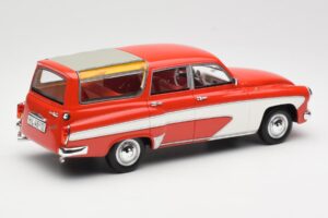 Wartburg 311 Camping Deluxe Rouge Blanc BoS Models 1:18 BOS037 Résine — image 2 sur 6