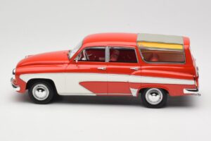 Wartburg 311 Camping Deluxe Rouge Blanc BoS Models 1:18 BOS037 Résine — image 3 sur 6