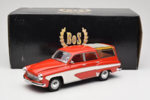 Wartburg 311 Camping Deluxe Rouge Blanc BoS Models 1:18 BOS037 Résine — image 6 sur 6