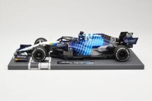 Williams Racing Mercedes FW43B #63 G. Russell Saudi Arabian GP 2021 Minichamps 1:18 117212263 Métal