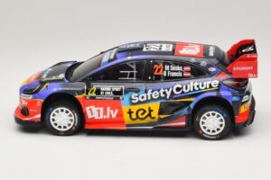 Ford Puma Rally1 #22 M. Sesks / R. Francis Rally Sweden 2025 IXO 1:18 18RMC240 Métal — image 3 sur 6