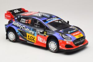 Ford Puma Rally1 #22 M. Sesks / R. Francis Rally Sweden 2025 IXO 1:18 18RMC240 Métal — image 4 sur 6