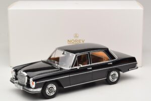 Mercedes 280 SE W108 Noir Norev 1:18 183360 Métal — image 8 sur 8