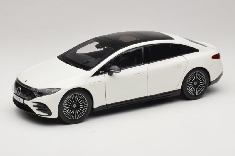 Mercedes EQS V297 Manufaktur Opalite White NZG 1:18 B66961049 Métal