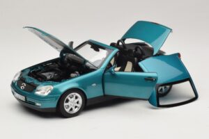 Mercedes SLK R170 Vivianite Green Norev 1:18 183021 Métal — image 2 sur 10