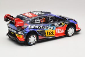 Ford Puma Rally1 #22 M. Sesks / R. Francis Rally Sweden 2025 IXO 1:18 18RMC240 Métal — image 2 sur 6