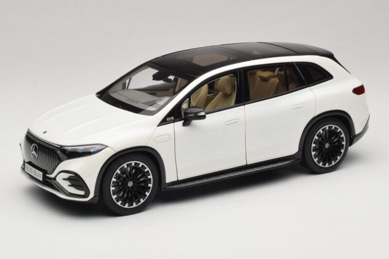 Mercedes EQS SUV X296 Manufaktur Diamond White NZG 1:18 B66960590 Métal