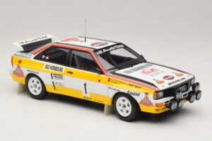 Audi Quattro #1 W. Rohrl / C. Geistdorfer Rally Monte Carlo Winner 1984 Minichamps 1:18 A5-5894 Métal — image 4 sur 6
