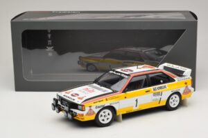 Audi Quattro #1 W. Rohrl / C. Geistdorfer Rally Monte Carlo Winner 1984 Minichamps 1:18 A5-5894 Métal — image 6 sur 6