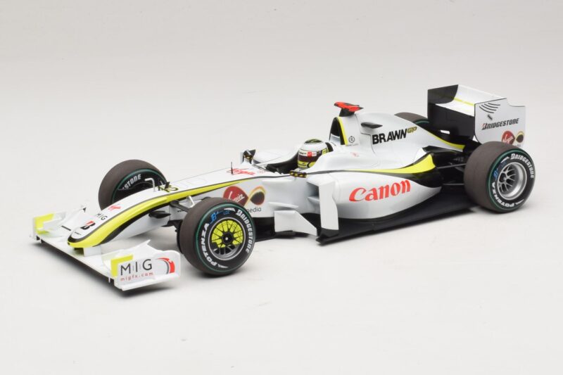 Brawn GP BGP001 #22 J. Button Singapore GP 2009 Minichamps 1:18 180090222 Résine