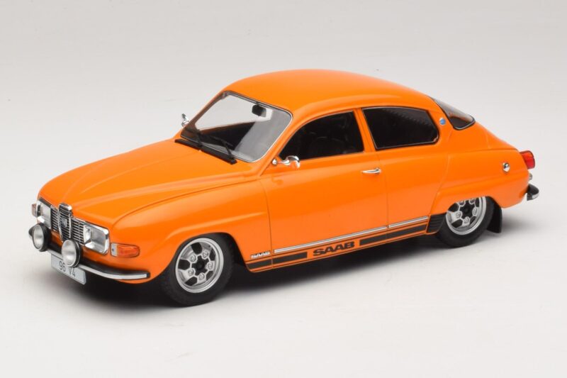 Saab 96 V4 Orange MCG 1:18 MCG18654 Métal