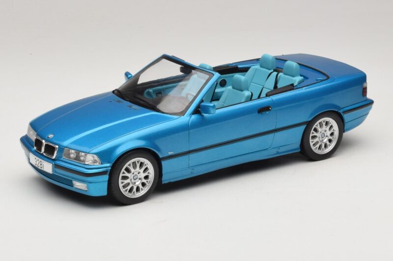 BMW 3 Series E36 Cabriolet Bleu Métallisé MCG 1:18 MCG18319 Métal