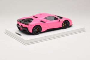 Ferrari SF90 Pack Fiorano Brillant Qatar Pink BBR 1:18 RACELINE137 Résine — image 2 sur 7