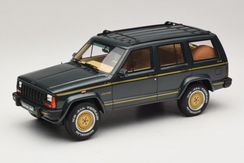 Jeep Cherokee XJ Limited Dark Hunter Green Otto 1:18 OT1340 Résine
