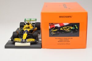 McLaren MCL38 #4 L. Norris Monaco GP Winner 2024 Minichamps 1:18 537242604 Résine — image 6 sur 7