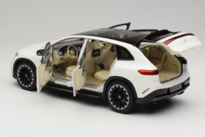 Mercedes EQS SUV X296 Manufaktur Diamond White NZG 1:18 B66960590 Métal — image 5 sur 8