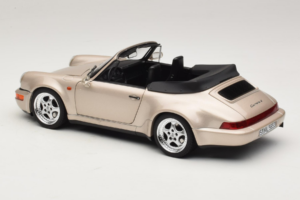 Porsche 911 964 Turbo Look Cabriolet Zermatt Silver Norev 1:18 187140 Métal — image 7 sur 8