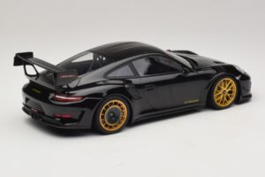 Porsche 911 992 GT3 RS Manthey Racing Noir avec Jantes Dorées Minichamps 1:18 MR-911-GT3RS-1804 Métal — image 2 sur 6