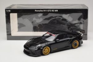Porsche 911 992 GT3 RS Manthey Racing Noir avec Jantes Dorées Minichamps 1:18 MR-911-GT3RS-1804 Métal — image 6 sur 6