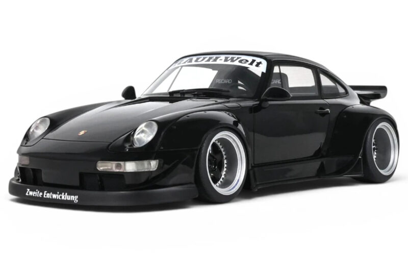 Porsche 911 993 RWB Noir GT Spirit 1:18 GT587 Résine