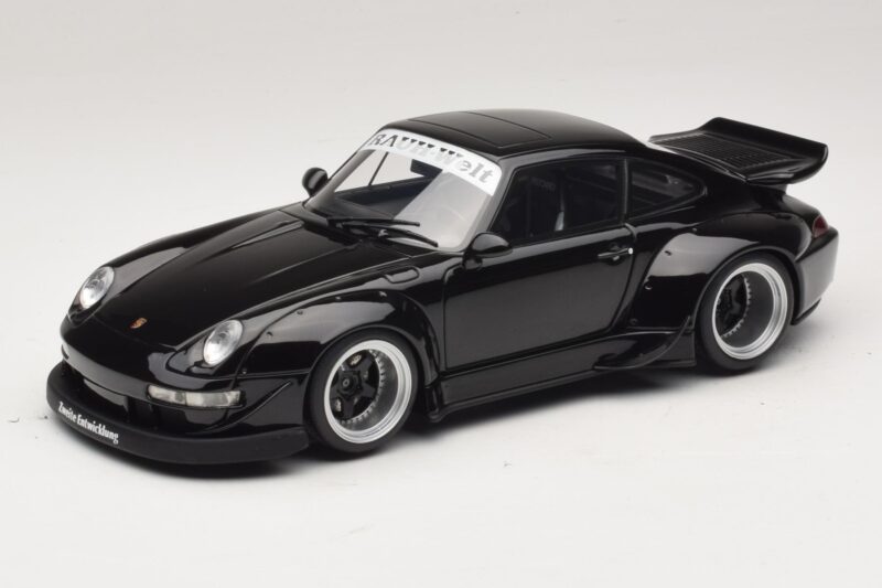 Porsche 911 993 RWB Noir GT Spirit 1:18 GT587 Résine