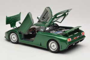 Bugatti EB110 Vert Métallisé Bburago 1:18 3003 Métal — image 5 sur 8