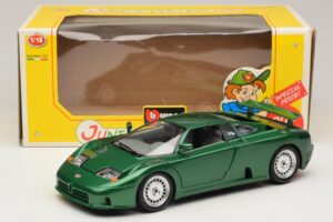 Bugatti EB110 Vert Métallisé Bburago 1:18 3003 Métal — image 8 sur 8