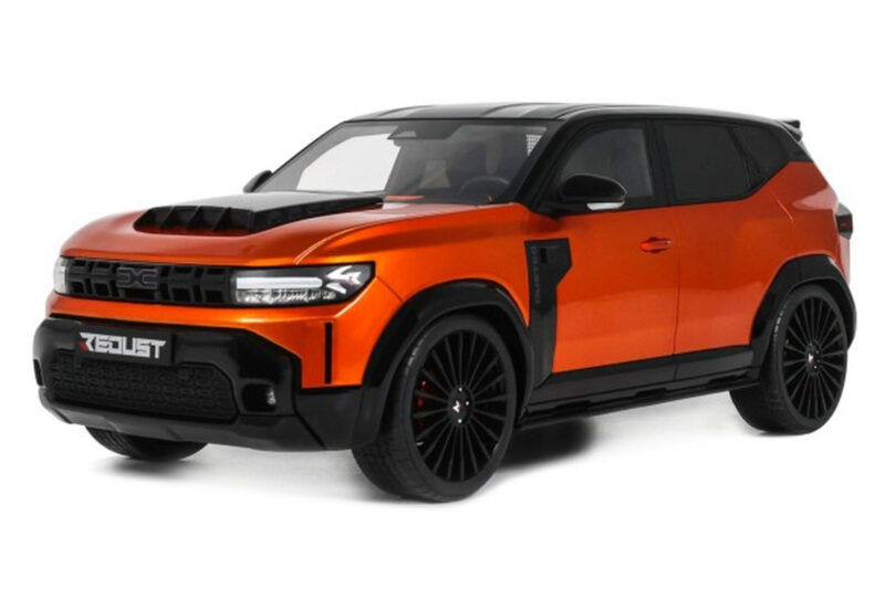 Dacia Duster Mk3 Redust Sport 4x2 Hybrid Metallic Orange Otto 1:18 Dacia Duster Mk3 Redust Sport 4x2 Hybrid Metallic Orange Otto 1:18 OT1316 Résine