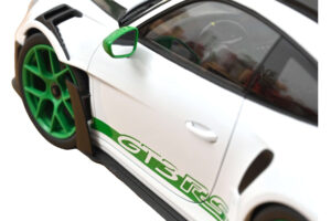 Porsche 911 992 GT3 RS Tribute to Carrera RS Blanc Python Green Norev 1:12 127535 Métal — image 4 sur 4