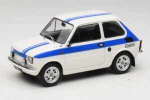 Fiat 126 Castrol Livery Blanc Bleu MCG 1:18 Fiat 126 Castrol Livery Blanc Bleu MCG 1:18 MCG18666 Métal