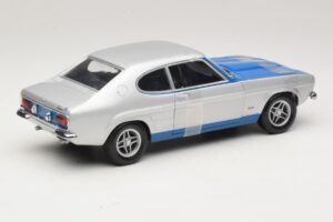 Ford Capri RS2600 Mk1 Silver Blue Minichamps 1:18 150089072 Métal — image 2 sur 6