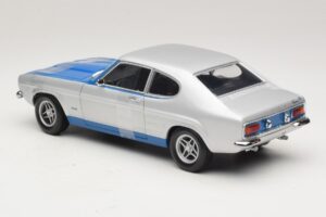 Ford Capri RS2600 Mk1 Silver Blue Minichamps 1:18 150089072 Métal — image 5 sur 6
