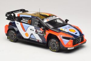 Hyundai i20 N Rally1 #1 T. Neuville / M. Wydaeghe Safari Rally Kenya 2025 IXO 1:18 18RMC247B Métal — image 4 sur 6