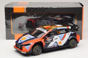 Hyundai i20 N Rally1 #1 T. Neuville / M. Wydaeghe Safari Rally Kenya 2025 IXO 1:18 18RMC247B Métal — image 6 sur 6