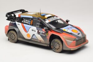 Hyundai i20 N Rally1 #8 O. Tanak / M. Jarveoja Safari Rally Kenya 2025 IXO 1:18 18RMC247A Métal — image 4 sur 6