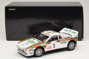 Lancia 037 #2 A. Bettega / M. Perissinot Rally San Marino 1984 Kyosho 1:18 08306F Métal — image 8 sur 8
