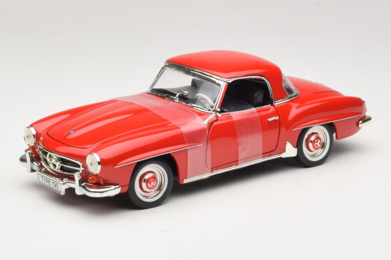 Mercedes 190 SL W121 Coupé Rouge ERTL 1:18 7465 Métal