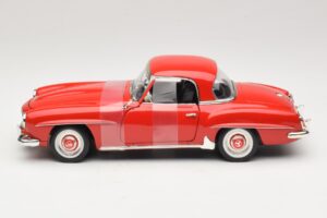 Mercedes 190 SL W121 Coupé Rouge ERTL 1:18 7465 Métal — image 3 sur 6