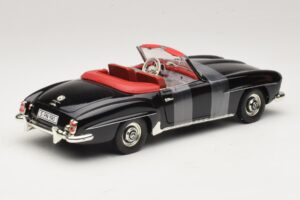 Mercedes 190 SL W121 Roadster Noir ERTL 1:18 7464 Métal — image 2 sur 6
