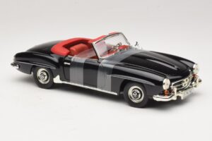 Mercedes 190 SL W121 Roadster Noir ERTL 1:18 7464 Métal — image 4 sur 6