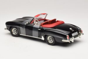 Mercedes 190 SL W121 Roadster Noir ERTL 1:18 7464 Métal — image 5 sur 6