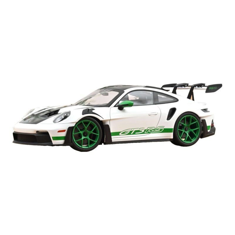 Porsche 911 992 GT3 RS Tribute to Carrera RS Blanc Python Green Norev 1:12 127535 Métal