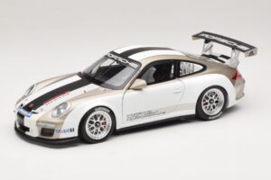Porsche 911 997 GT3 Cup Blanc Avec Bandes 2008 Minichamps 1:18 WAP0210130C Métal