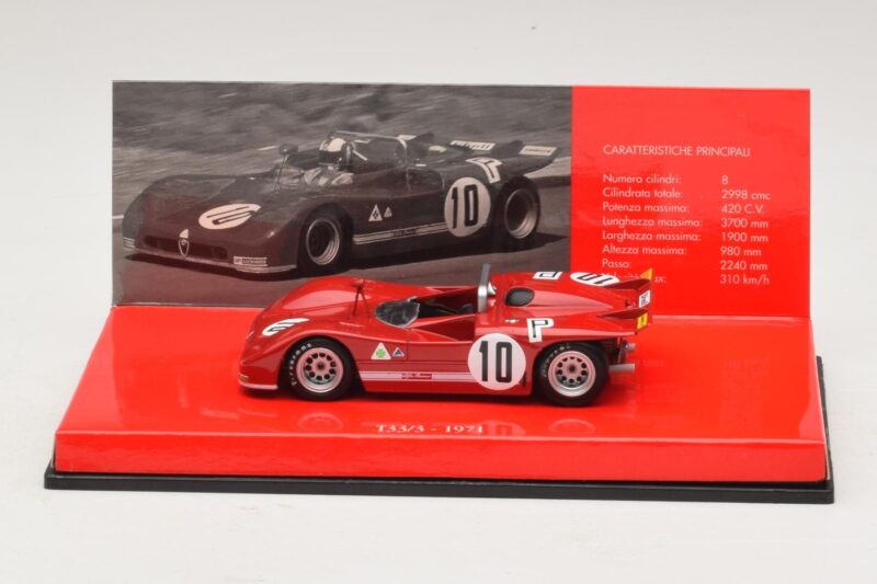 Alfa Romeo T33/3 #10 R. Stommelen / N. Galli ADAC 1000km Nurburgring 1971 Minichamps 1:43 436711210 Métal