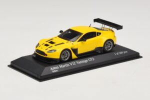 Aston Martin V12 Vantage GT3 Jaune Minichamps 1:43 437121391 Métal — image 2 sur 4